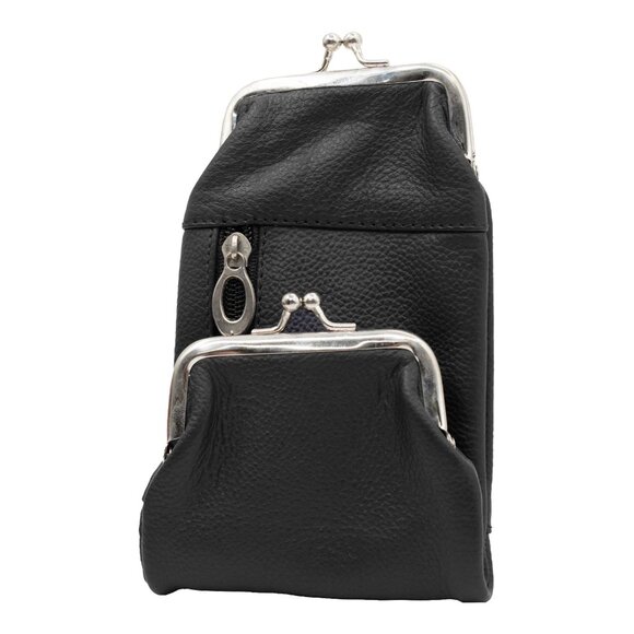 Christmas Gift for Women Genuine Leather Clutch Coin Purse, BUY 1 GET 1 FREE - Picture 4 of 9